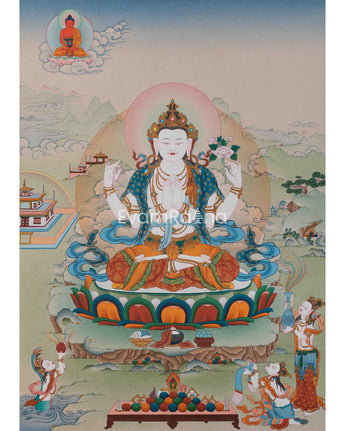 Buddhist Avalokiteshvara Thangka