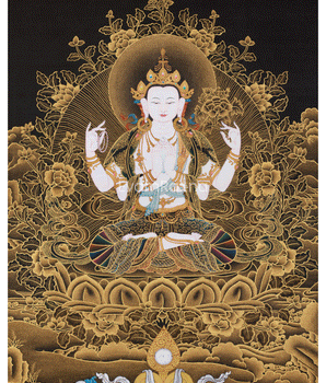 Four-Armed Chenrezig Bodhisattva 