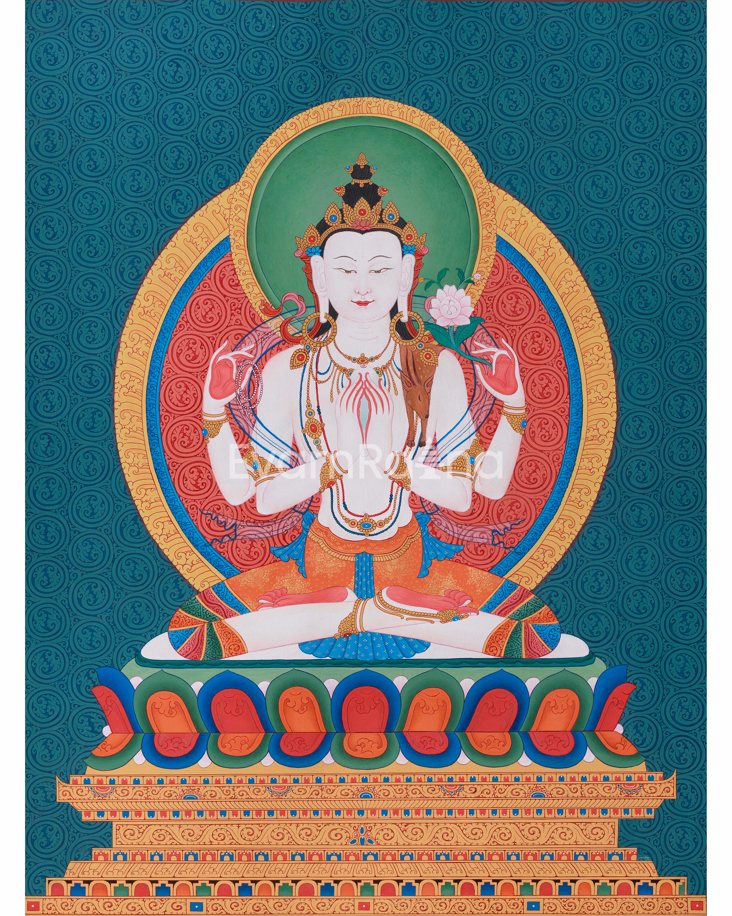 Tibetan Chenrezig Artwork 