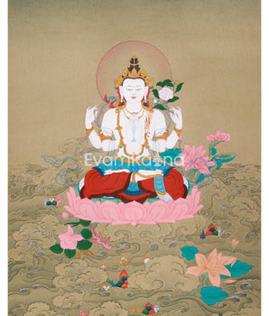 Avalokiteshvara Chenresig Thangka