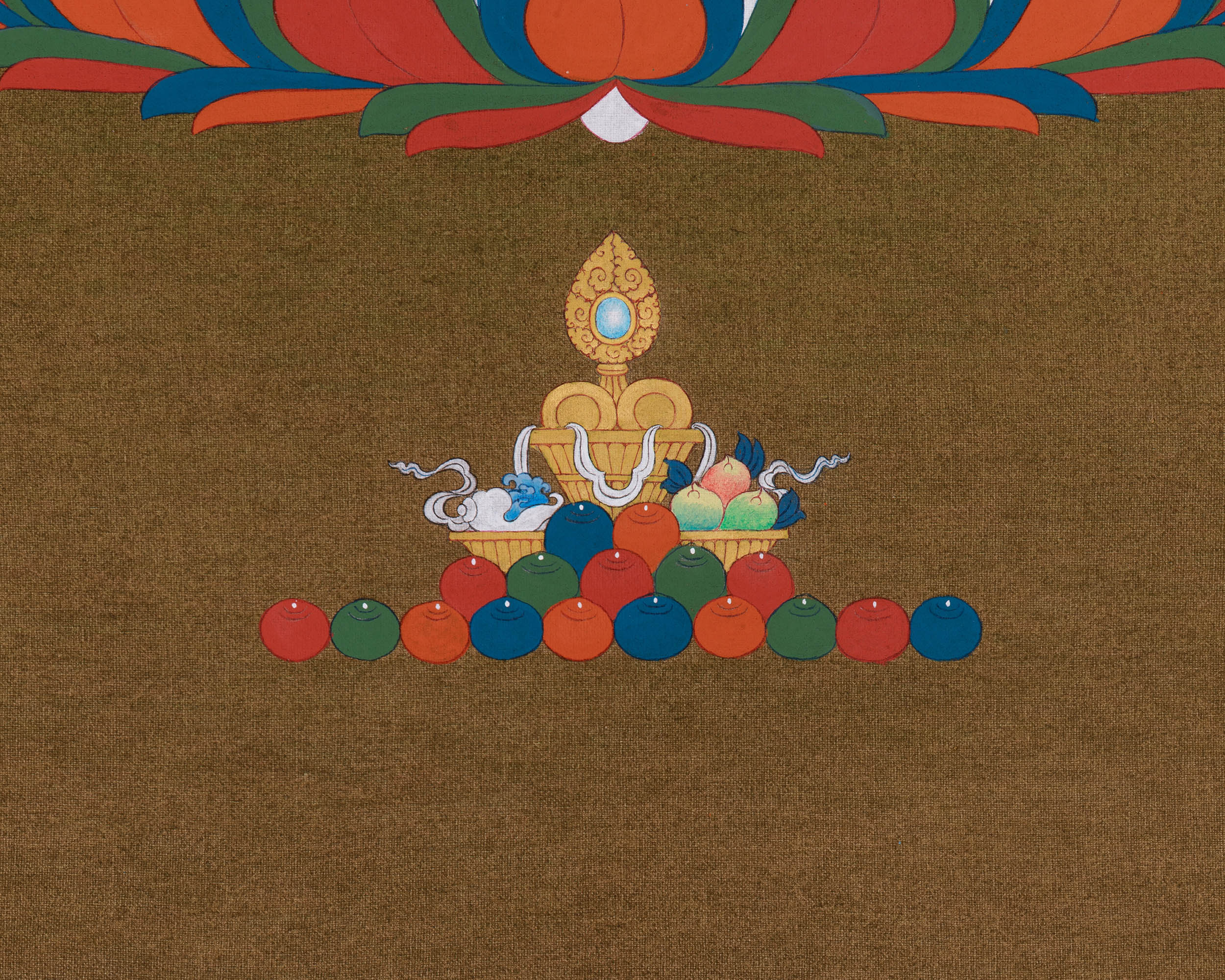 Chenrezig Thangka | Hand-Painted Bodhisattva of Compassion