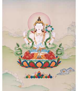 Avalokiteshvara-Chenresig Thangka