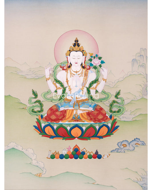 Avalokiteshvara-Chenresig Thangka