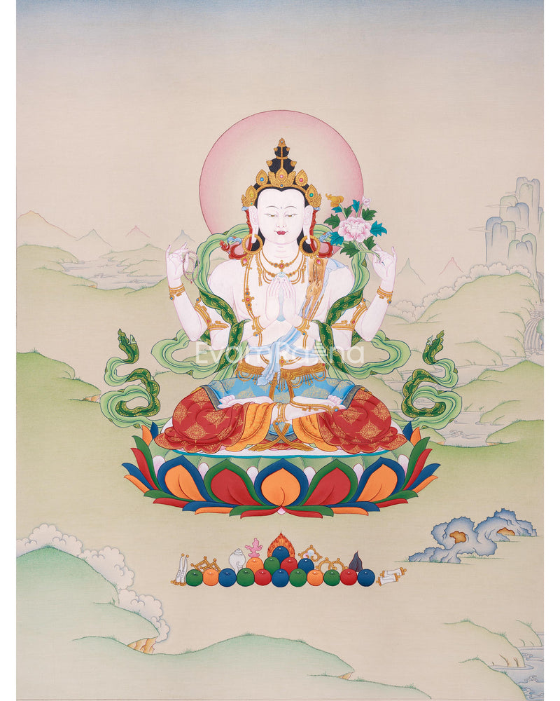 Avalokiteshvara-Chenresig Thangka