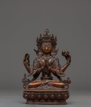 Himalayan Four-Armed Chenrezig Statue