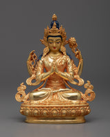 Miniature Chenrezig Statue