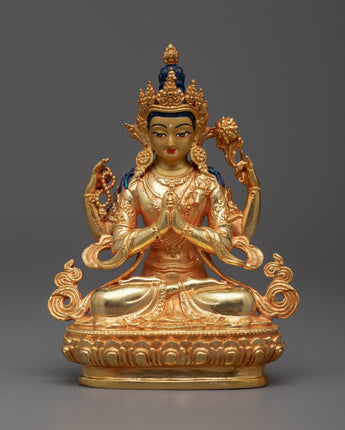 Miniature Chenrezig Statue