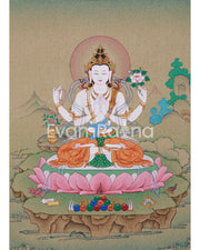 four-armed-chenrezig-thangka