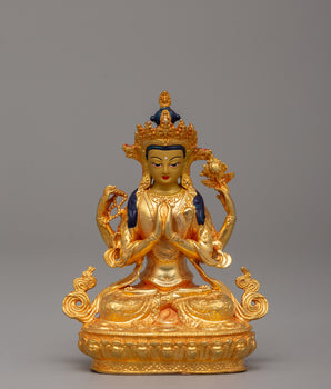 Compassion Deity Chenrezig Statue