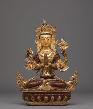 Himalayan Holy Chenrezig Statue | The Bodhisattva of Compassion