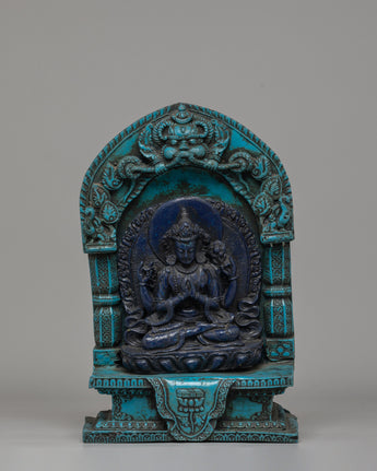 Tibetan Divine Statue of Chenrezig   
