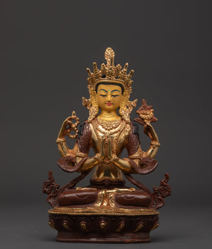 Chenrezig 4 arm deity