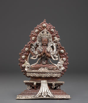 Four Armed Chenrezig Sculpture | Bodhisattva of Compassion