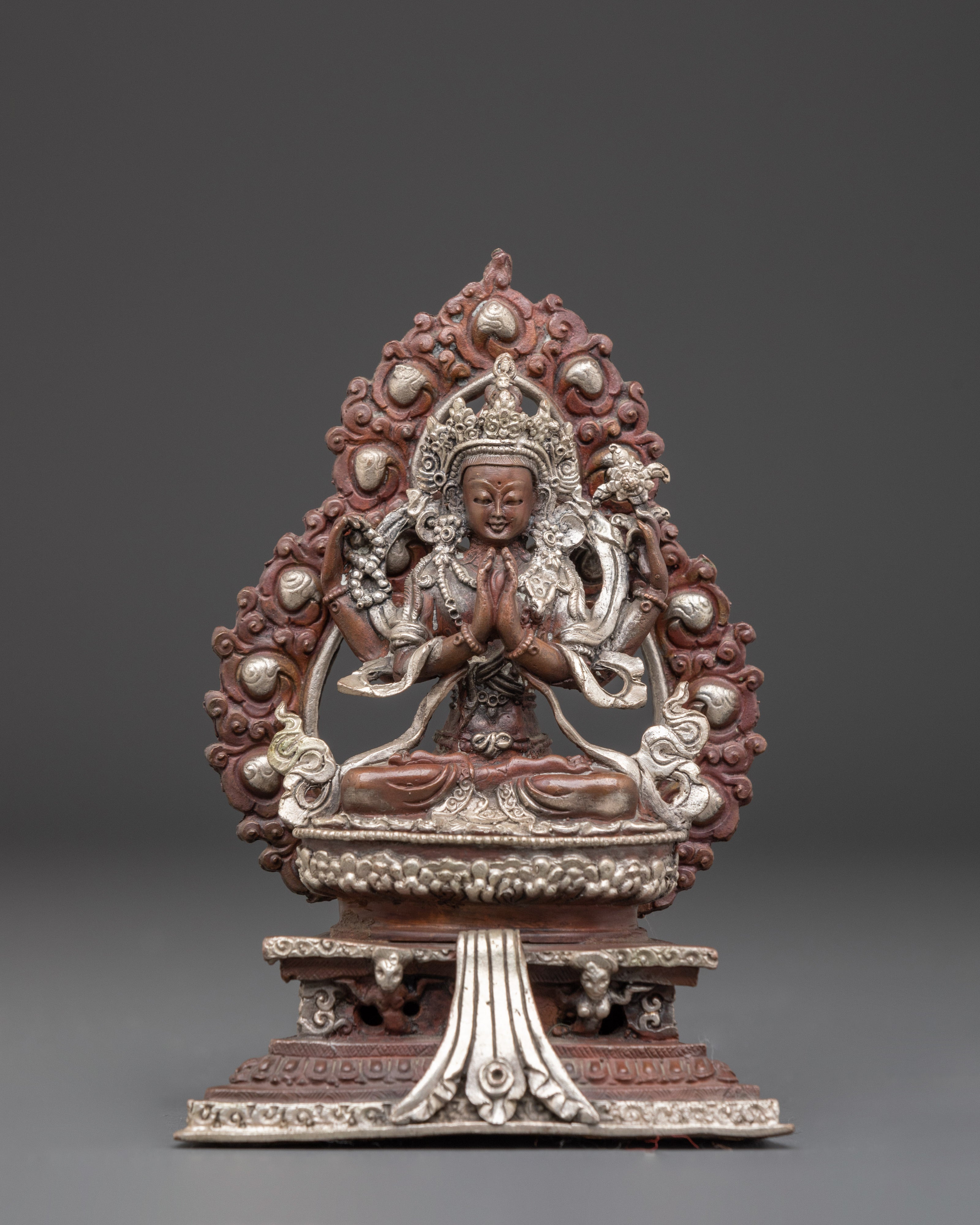 Four Armed Chenrezig Sculpture | Bodhisattva of Compassion