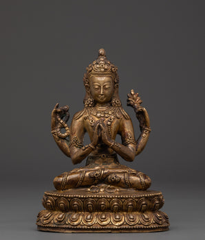 Handcrafted Chenrezig