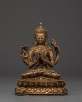Handcrafted Chenrezig