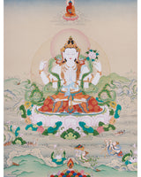 Tibetan Bodhisattva Four Armed Chenrezig