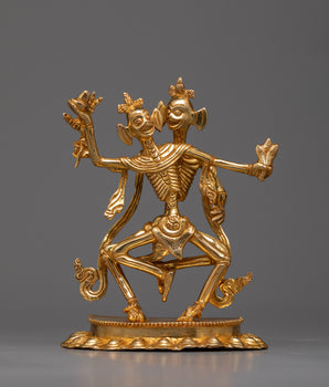 Handcrafted Chitipati Statue 