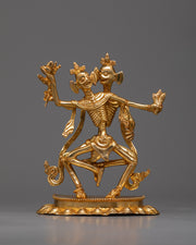 Handcrafted Chitipati Statue 