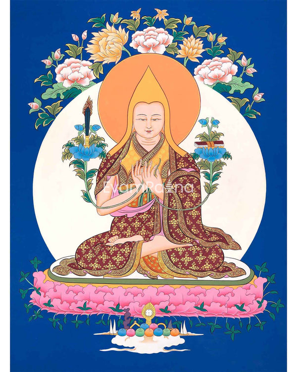 Buddhist Tsongkhapa Thangka