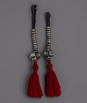 Chupsel Tibetan Mala Counter | Handcrafted Tool Enhance Meditation and Mantra Practices