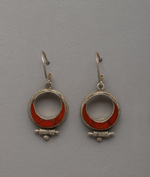 Circle Dangle Earrings​