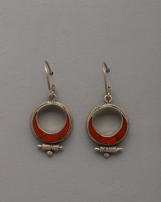 Circle Dangle Earrings​