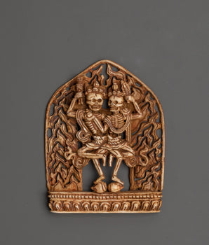 skull deity sculpture