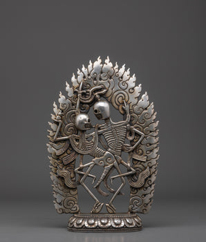 Citipati Skeleton Deity sculpture