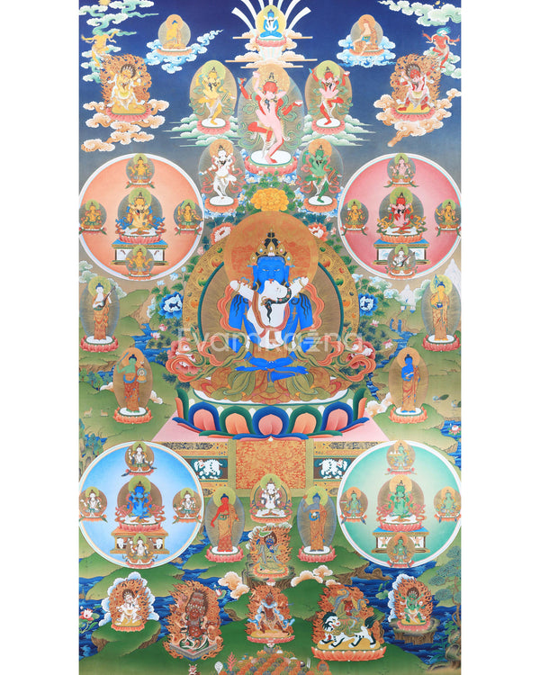 42 Peaceful Deities | Bardo Thangka