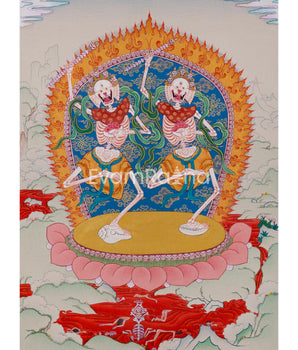 Tibetan Cittipati Thangka 