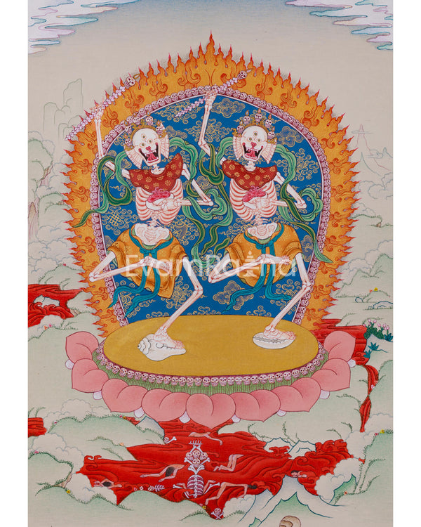 Tibetan Cittipati Thangka 