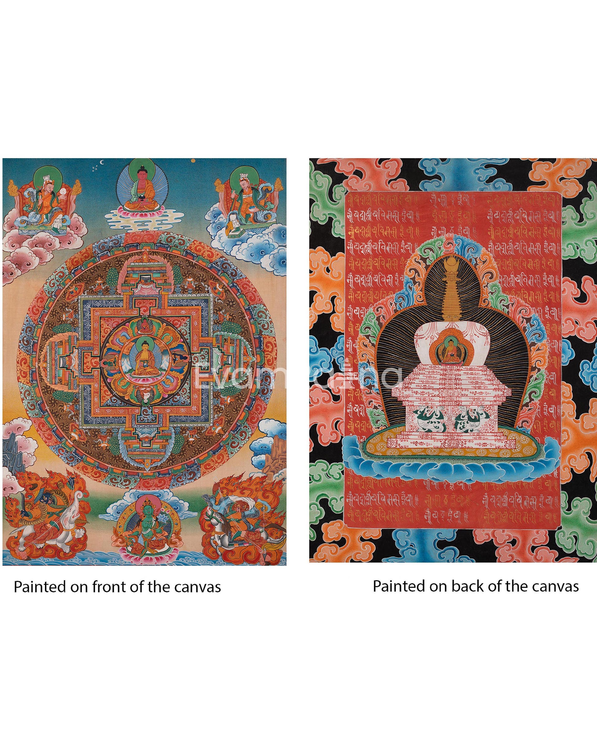 Colorful Mandala Thangka
