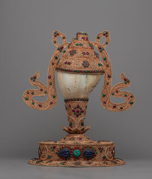 Tibetan Sankha with Stand