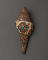 Buddhist Copper Conch Shell