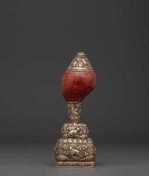 pure silver religious conch