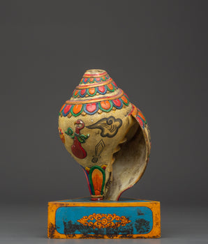 Tibetan puja conch shell
