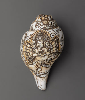 handcrafted-ganesh-conch-shell