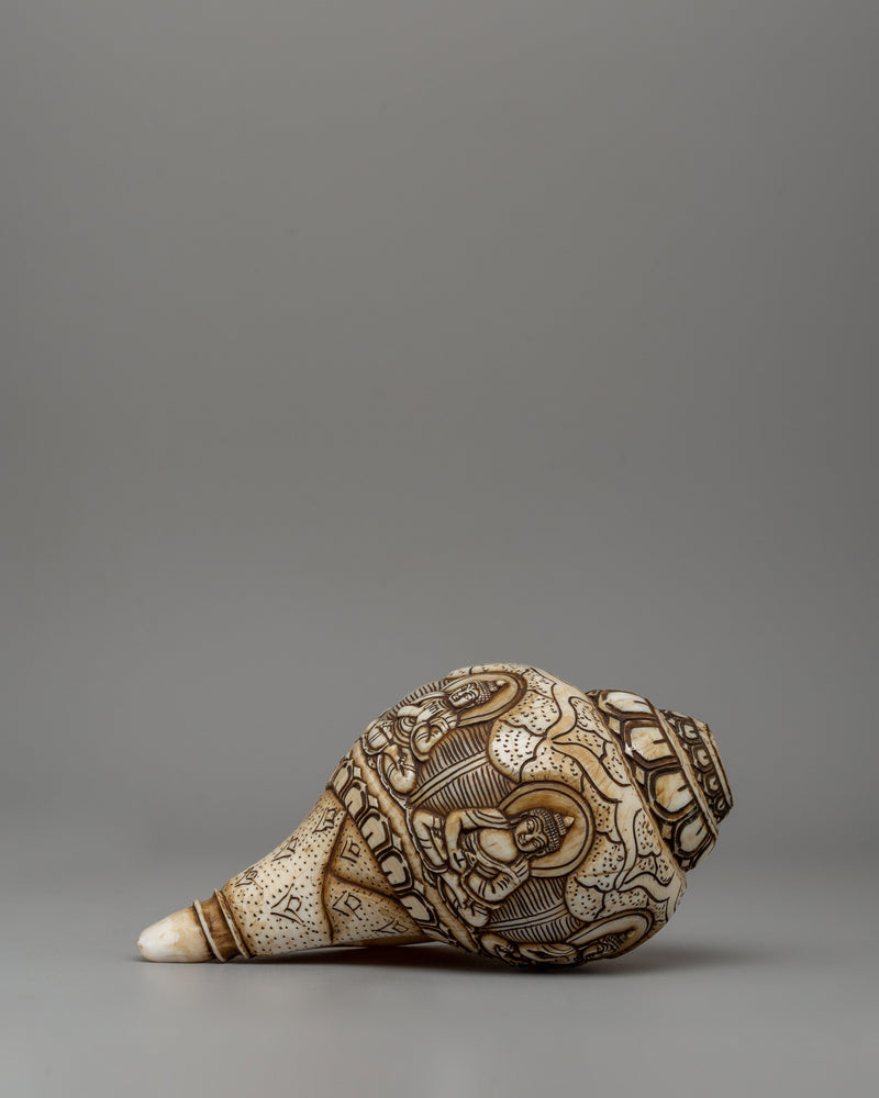 Hand-Carved Conch Shell