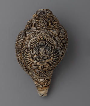 Ganesh Conch Shell