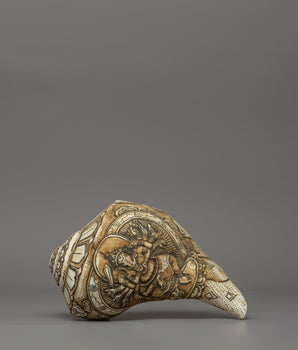 Handcarved Ganesha Conch