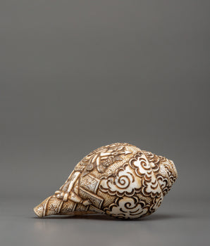 Kali Mata Carved Conch 