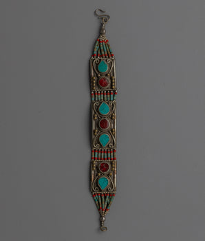 Coral Turquoise Bracelet