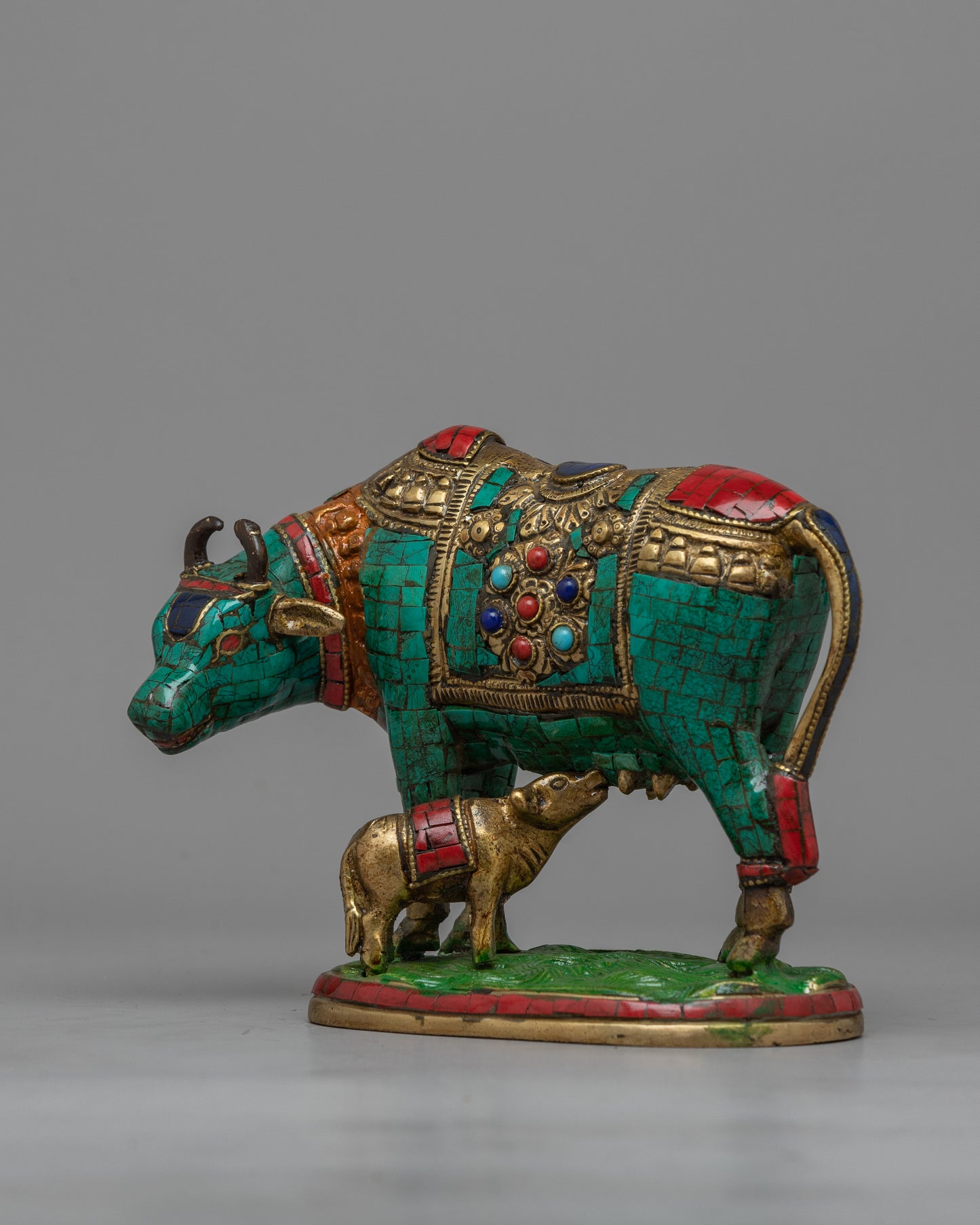 Kamadhenu Statue | Cow Figurine for Spiritual Decor