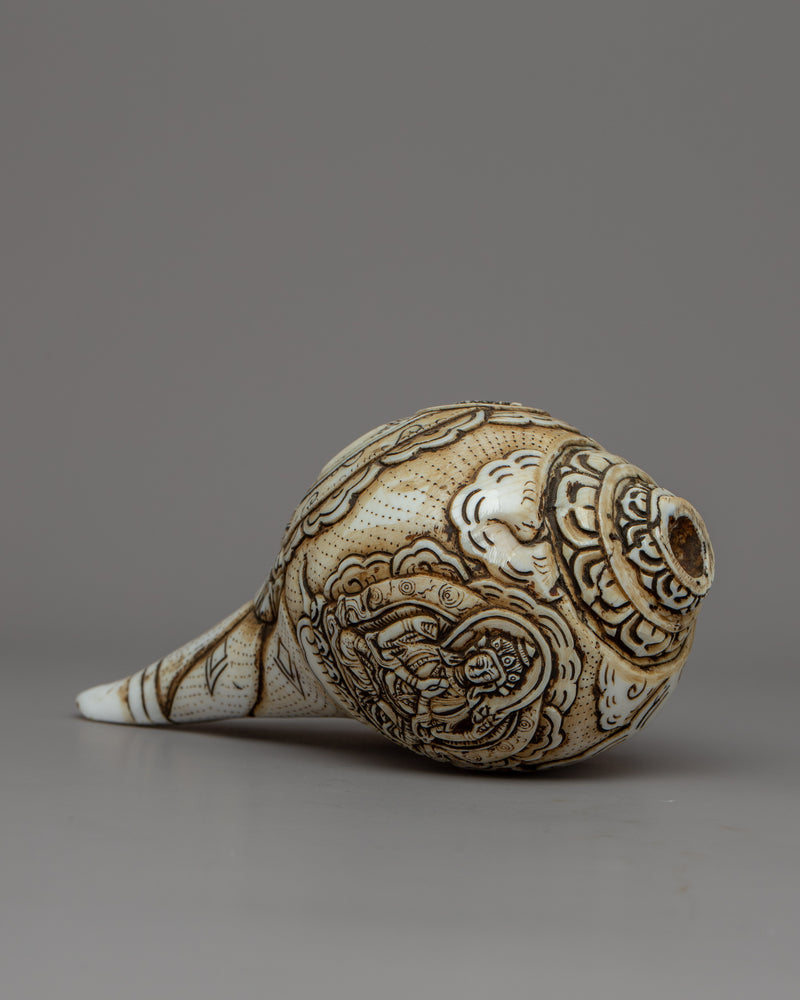 Buddha Shankha Conch Shell&nbsp;