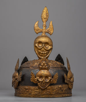 Buddhist Skull Crown 