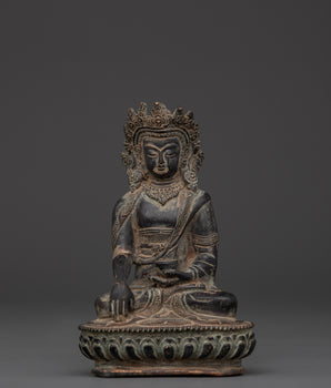crown-shakyamuni-buddha-copper-statue