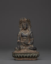 crown-shakyamuni-buddha-copper-statue