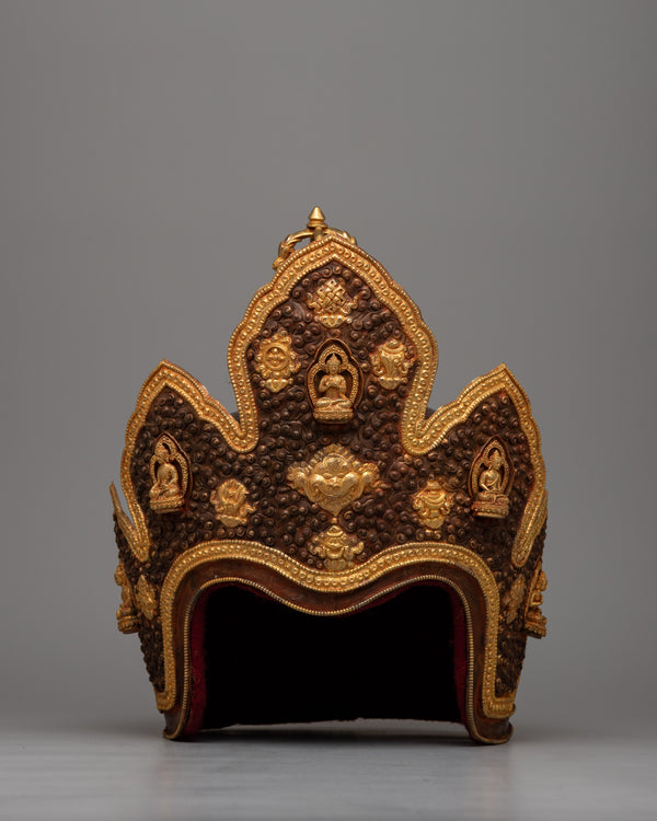 Tibetan Copper Crown