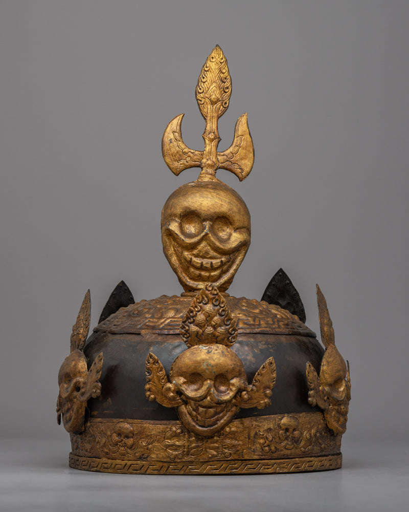 Buddhist Skull Crown 